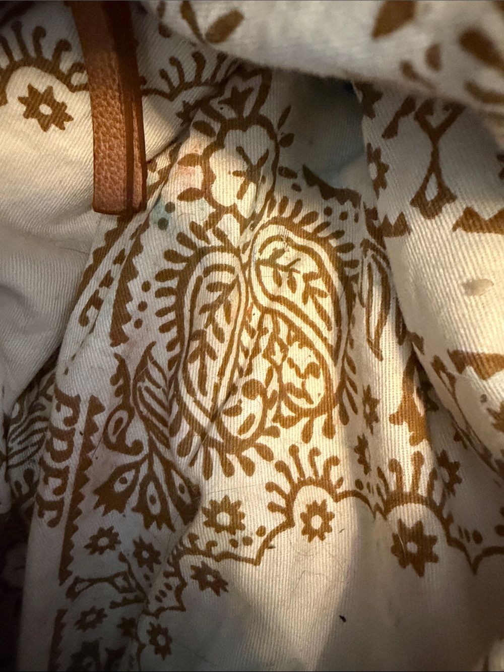 We The Free Brown Leather Tote with Charm - Picture 16 of 16